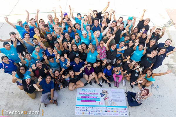 Group shot at the closing of the campaign